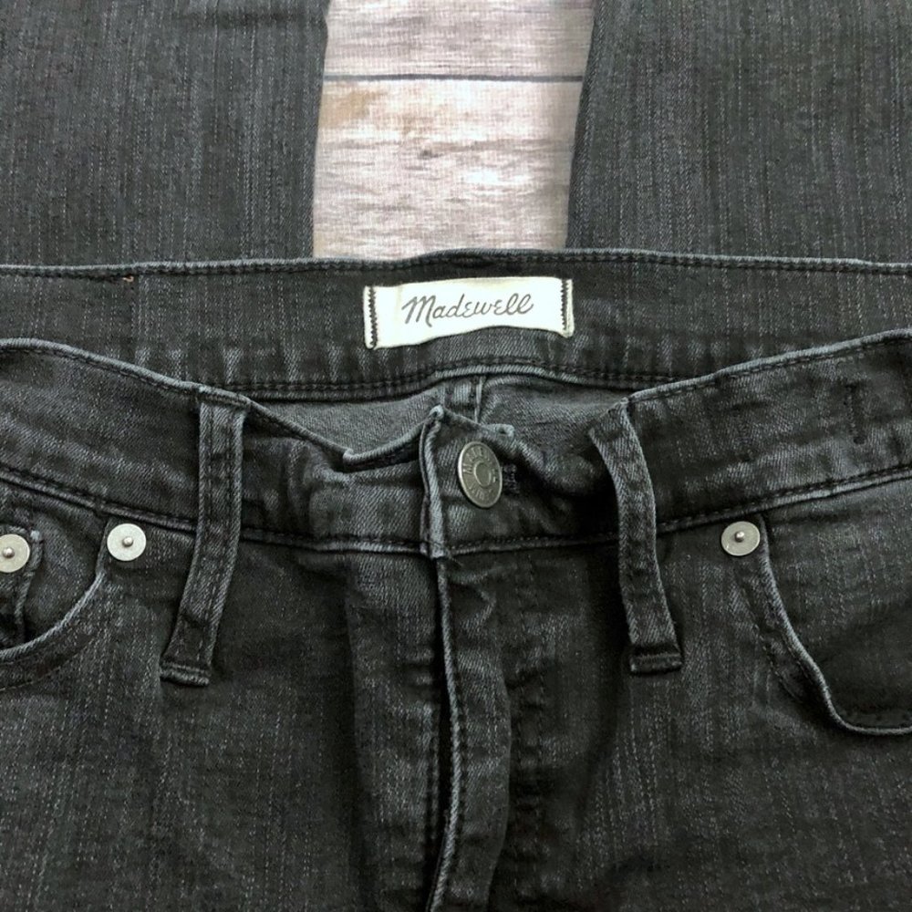 SOLD Gray Madewell Cali Demi Boot Jeans - Picture 4 of 10